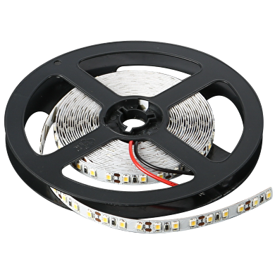 LED flexible strip 9.6W/m, 6400K, 12V DC, SMD2835, 120 LEDs/m, IP65