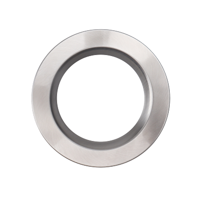 Decorative frame for LED downlights LLV10D2 and LLV10DA, satin-nickel