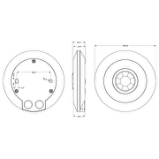 Slim motion sensor for surface mounting, 360°, 5m