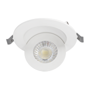 LED downlight for building-in, moveable, 7W, 3000K/4200K/6500K, 220-240V AC, IP20