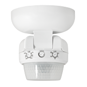 PIR motion and presence sensor for wall/ceiling mounting, 360°, 12m, IP65