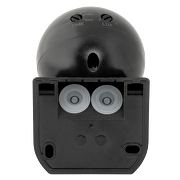 PIR motion sensor for surface mounting, with black lens 180°, 12m, IP44, black